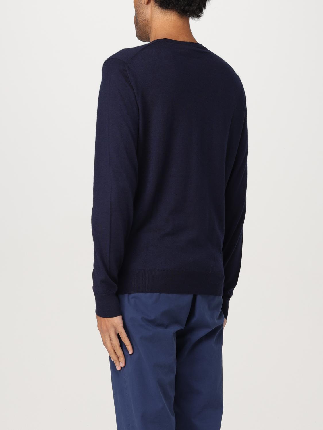 FEDELI SWEATER: Sweater men Fedeli, Navy - Img 2