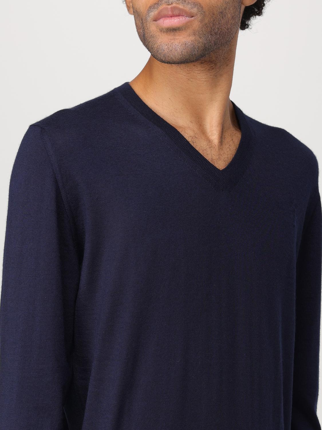 FEDELI SWEATER: Sweater men Fedeli, Navy - Img 3