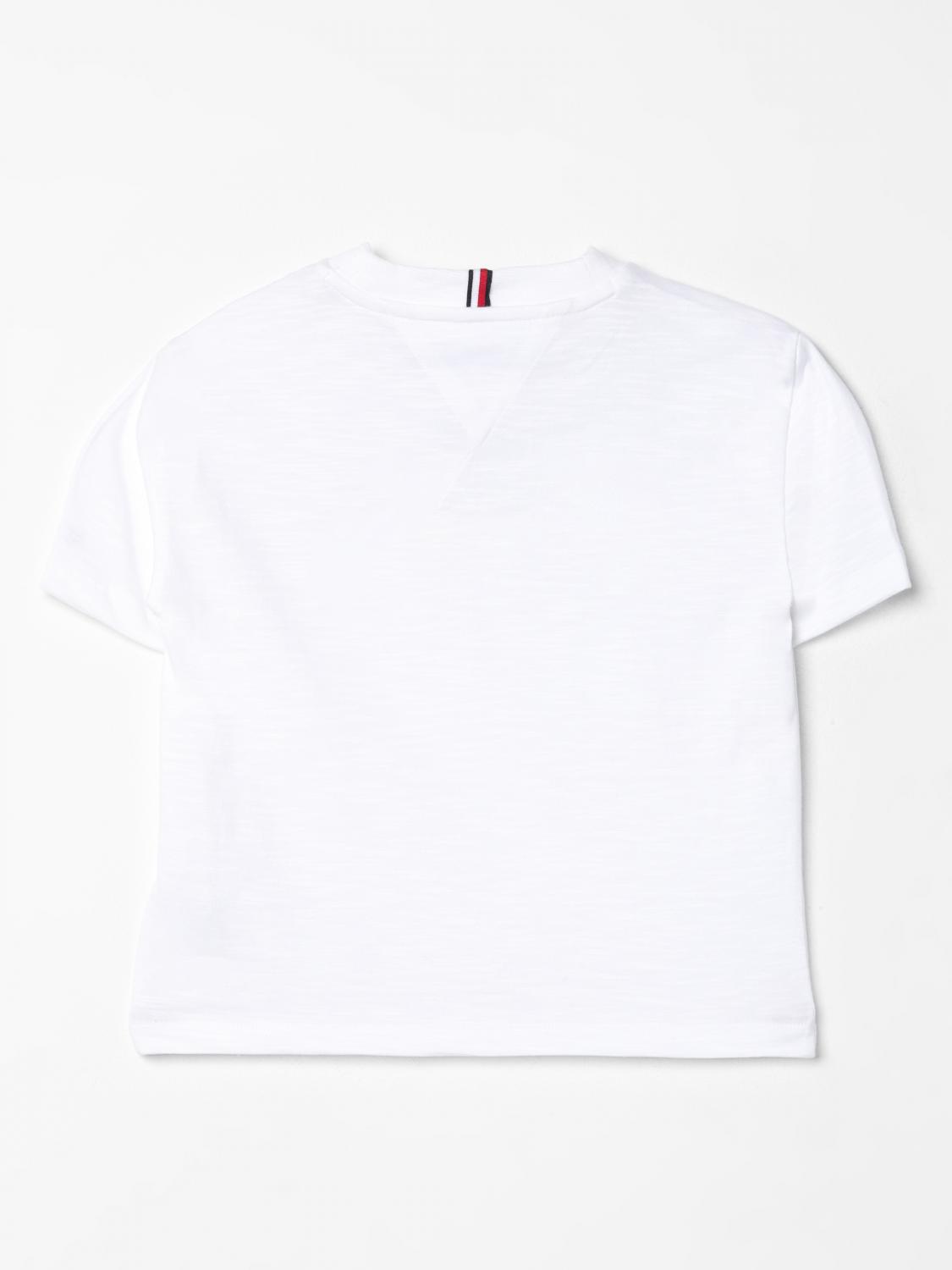 TOMMY HILFIGER T-SHIRT: T-shirt kids Tommy Hilfiger, White - Img 2