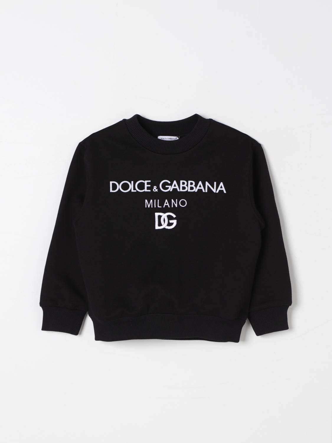 DOLCE & GABBANA SWEATER: Sweater kids Dolce & Gabbana, Black - Img 1