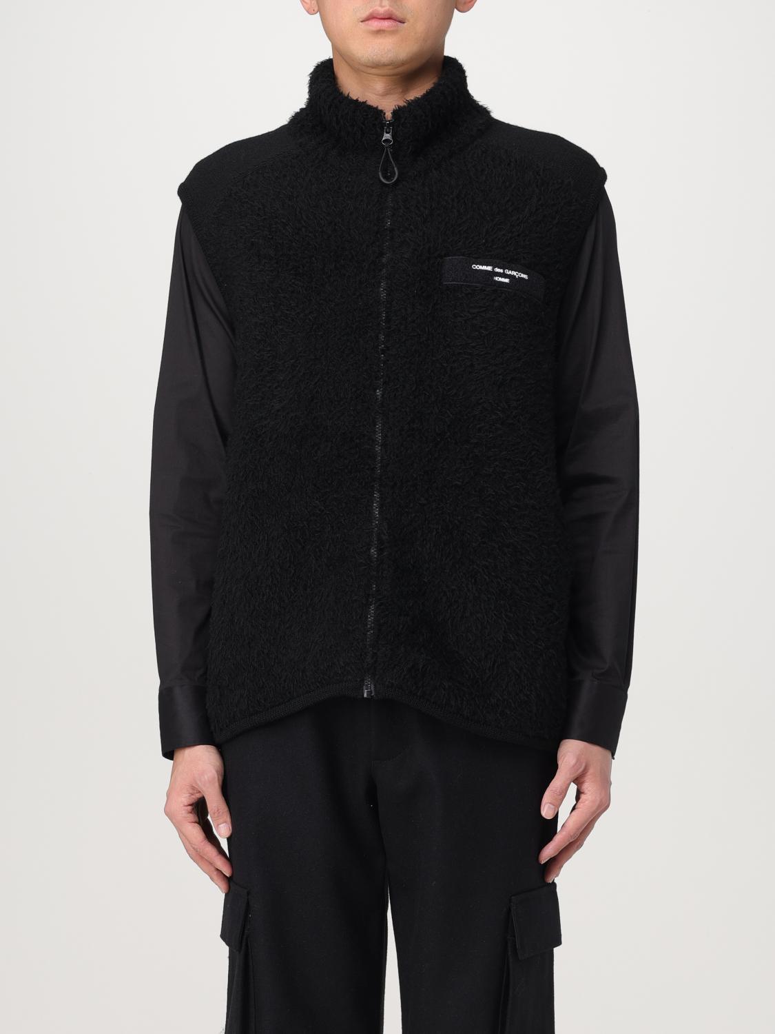 COMME DES GARCONS HOMME PLUS GILET: Pull homme Comme Des Garcons Homme Plus, Noir - Img 1