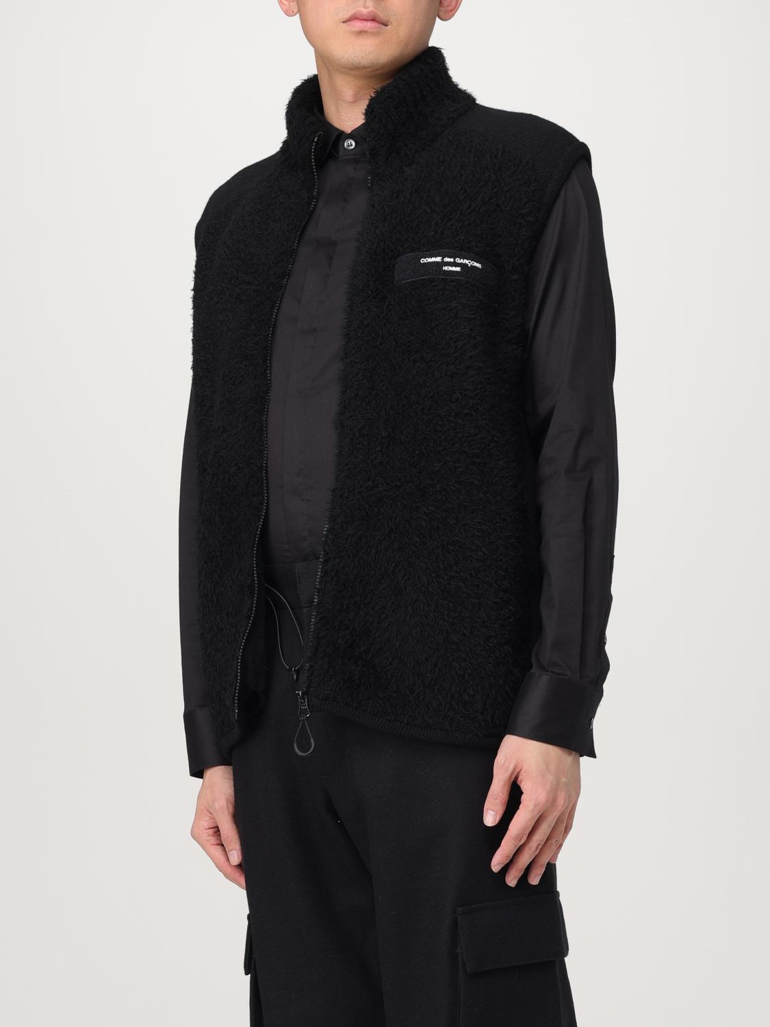 COMME DES GARCONS HOMME PLUS GILET: Pull homme Comme Des Garcons Homme Plus, Noir - Img 4