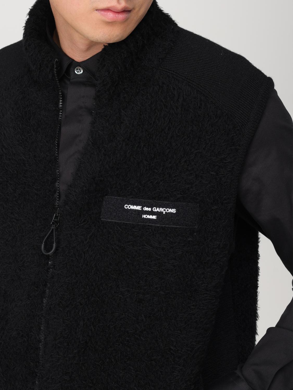 COMME DES GARCONS HOMME PLUS GILET: Pull homme Comme Des Garcons Homme Plus, Noir - Img 5