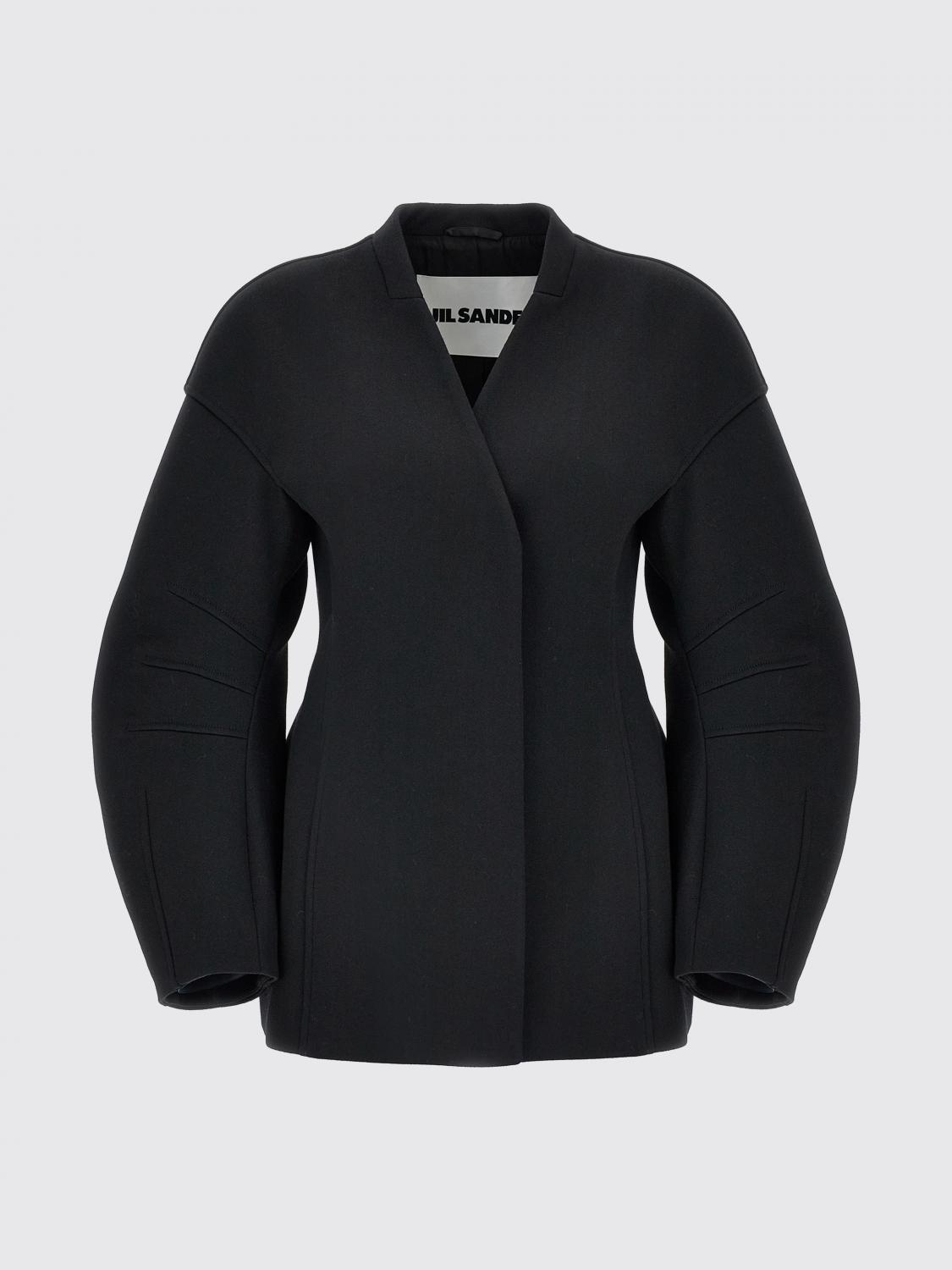 JIL SANDER GIACCA: Blazer di lana Jil Sander, Nero - Img 1