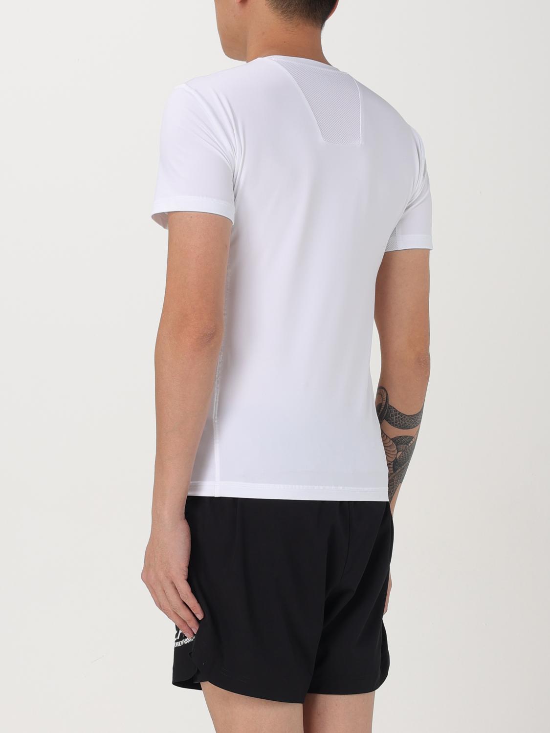EA7 POLO: T-shirt EA7 in jersey , Bianco - Img 2