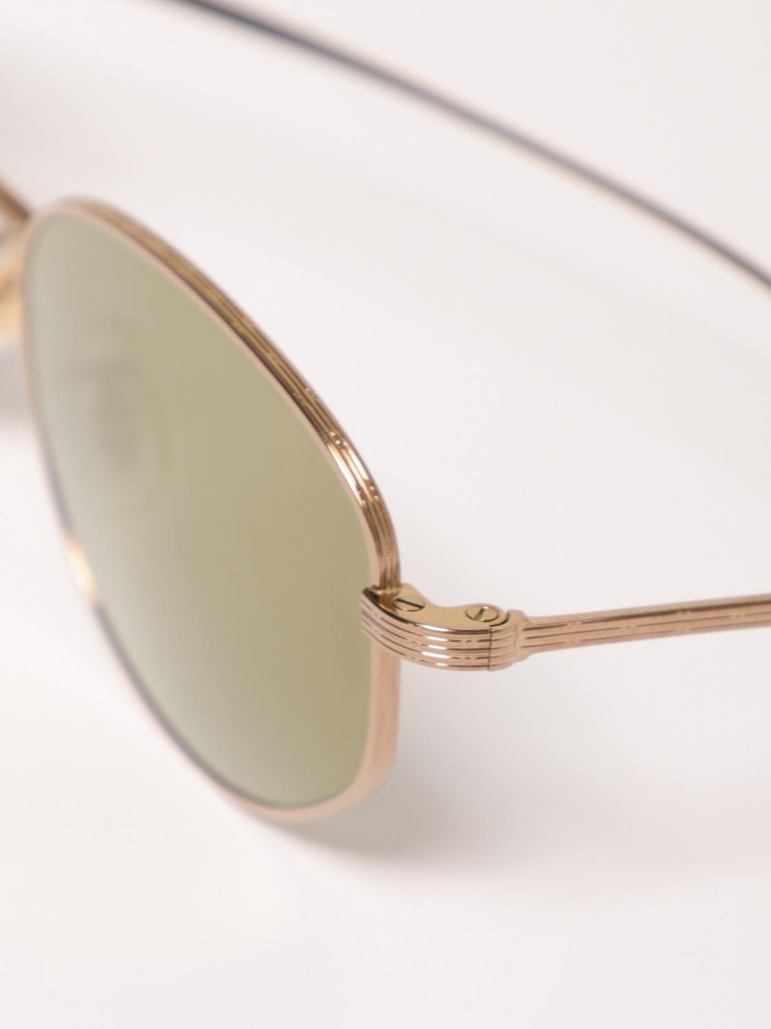 OLIVER PEOPLES SUNGLASSES: Sunglasses men Oliver Peoples, Gold - Img 4