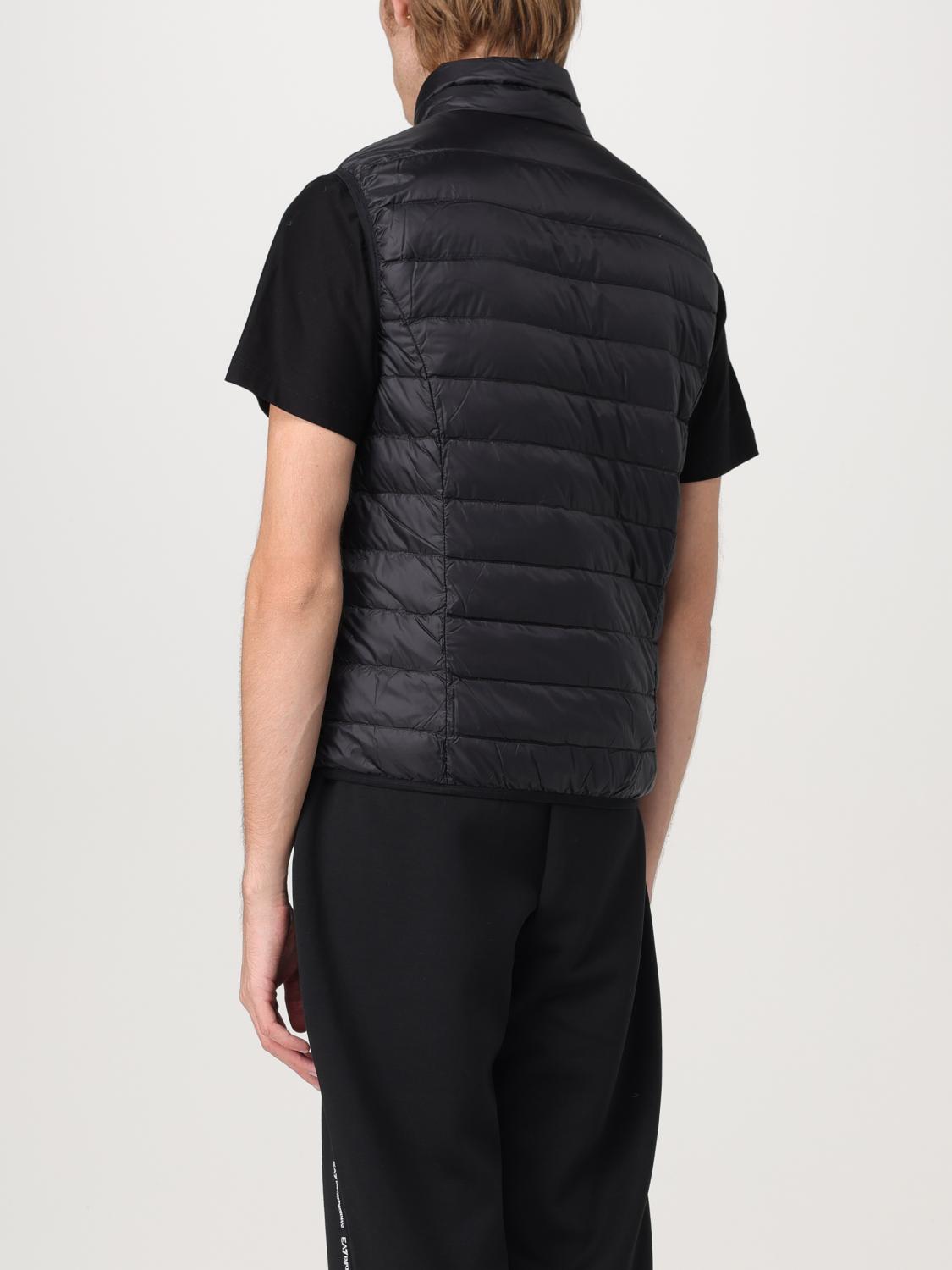 EA7 GILET: Gilet EA7 in nylon trapuntato , Nero - Img 2