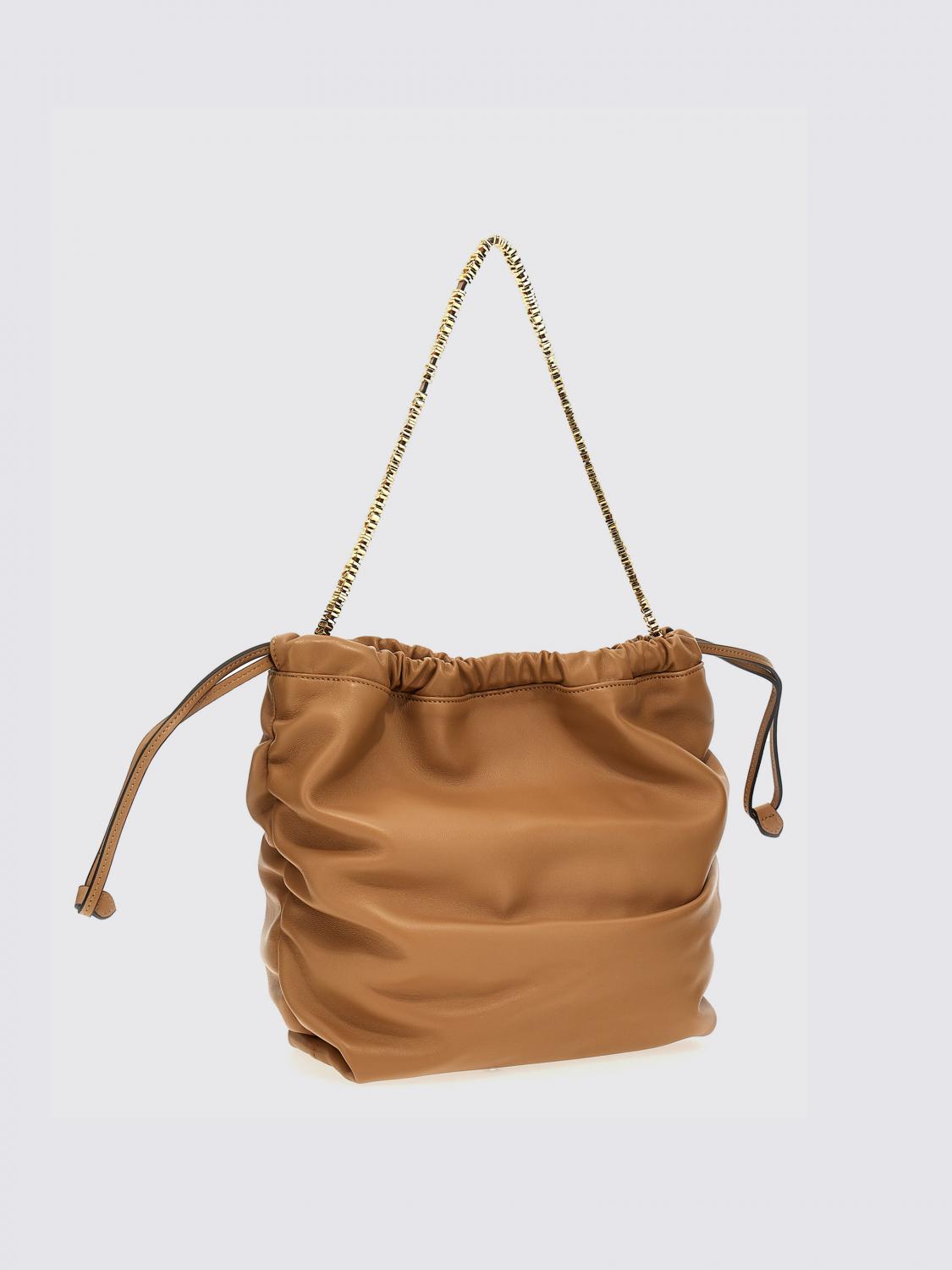 MOSCHINO COUTURE BORSA A SPALLA: Borsa Moschino Couture in pelle , Marrone - Img 2