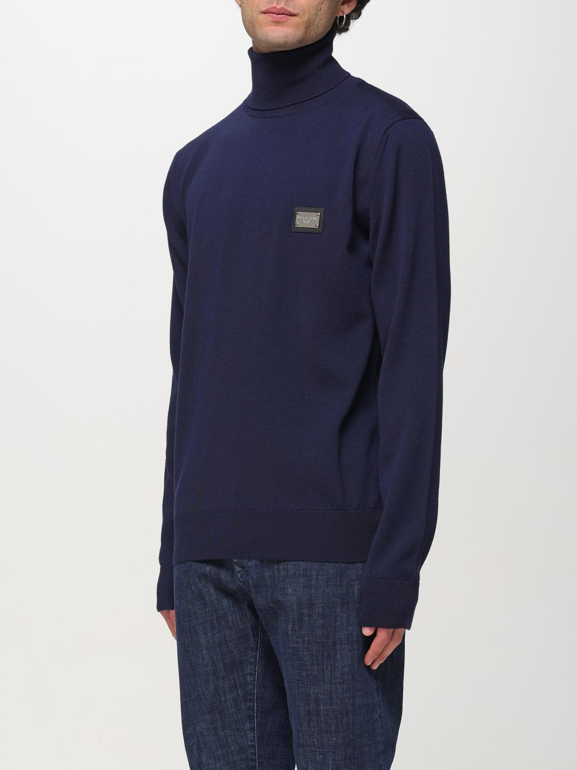 DOLCE & GABBANA SWEATER: Sweater men Dolce & Gabbana, Blue - Img 3