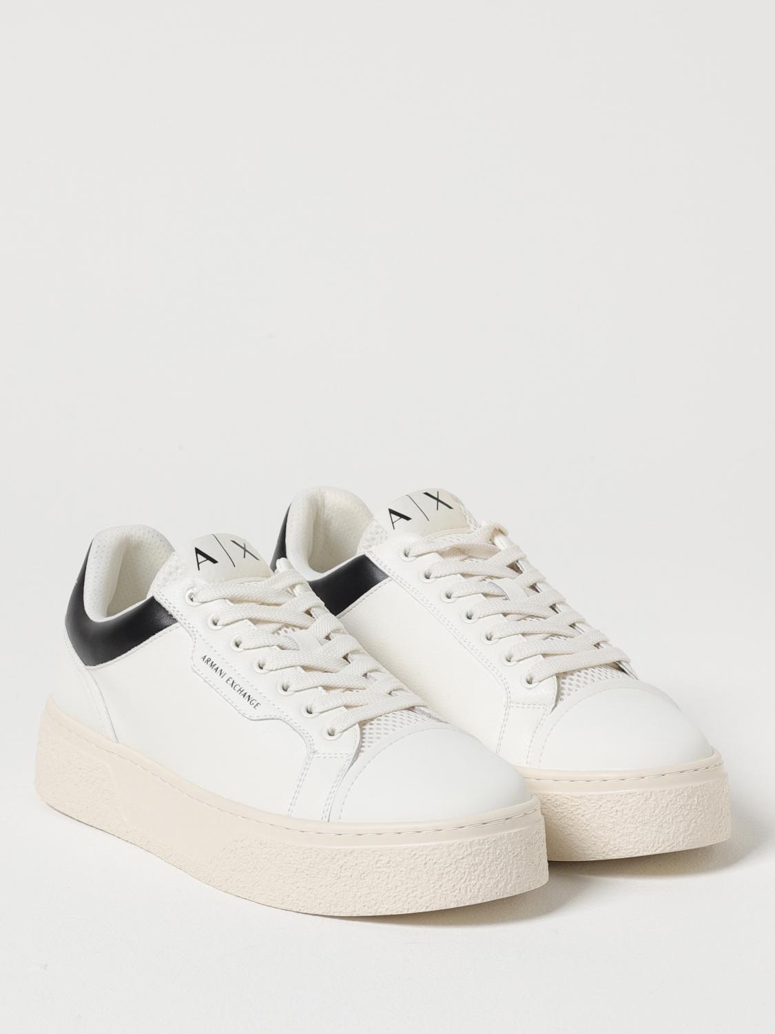 ARMANI EXCHANGE SNEAKERS: Brogue shoes men Armani Exchange, White - Img 2