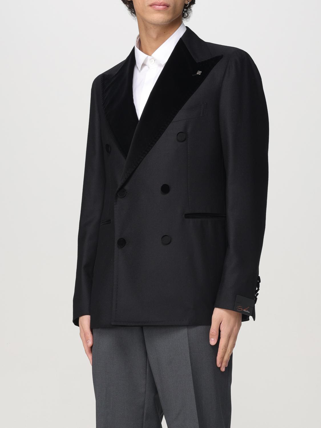 TAGLIATORE JACKET: Tagliatore men's blazer, Black - Img 3