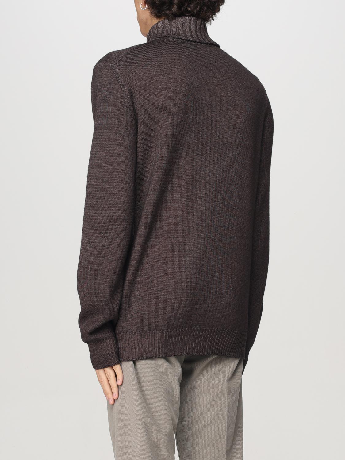 TAGLIATORE SWEATER: Sweater men Tagliatore, Brown - Img 2