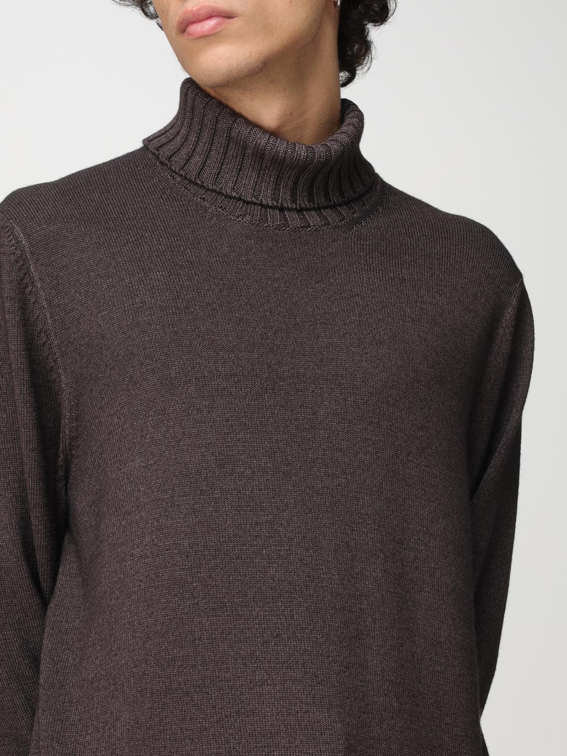 TAGLIATORE SWEATER: Sweater men Tagliatore, Brown - Img 3