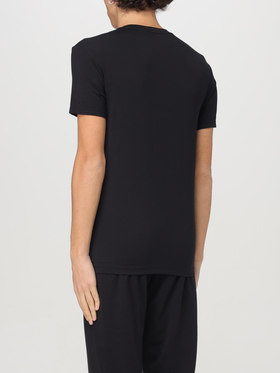 EMPORIO ARMANI T-SHIRT: Polo homme Emporio Armani, Noir - Img 2