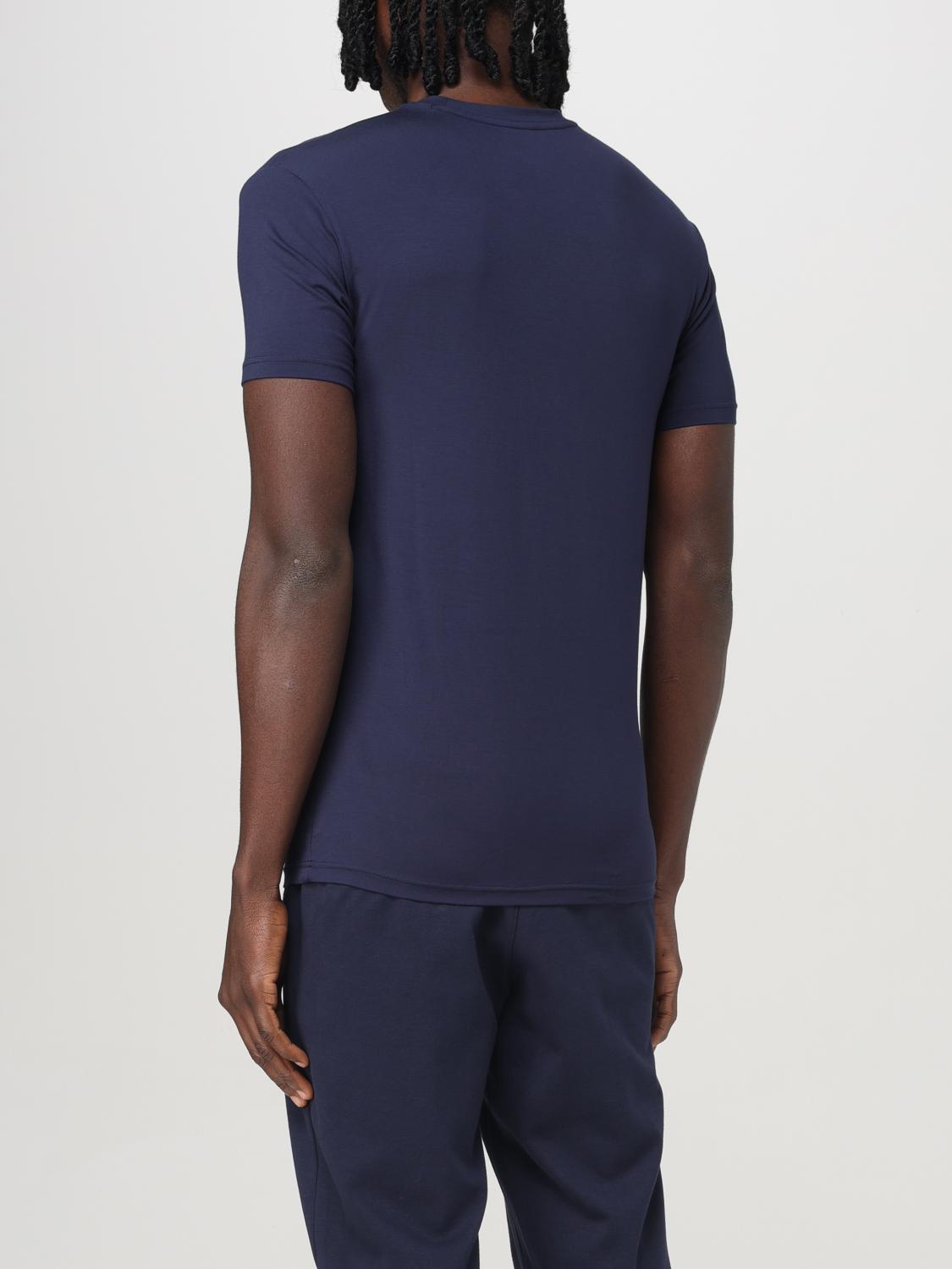 EMPORIO ARMANI T-SHIRT: Emporio Armani men's t-shirt, Blue - Img 2