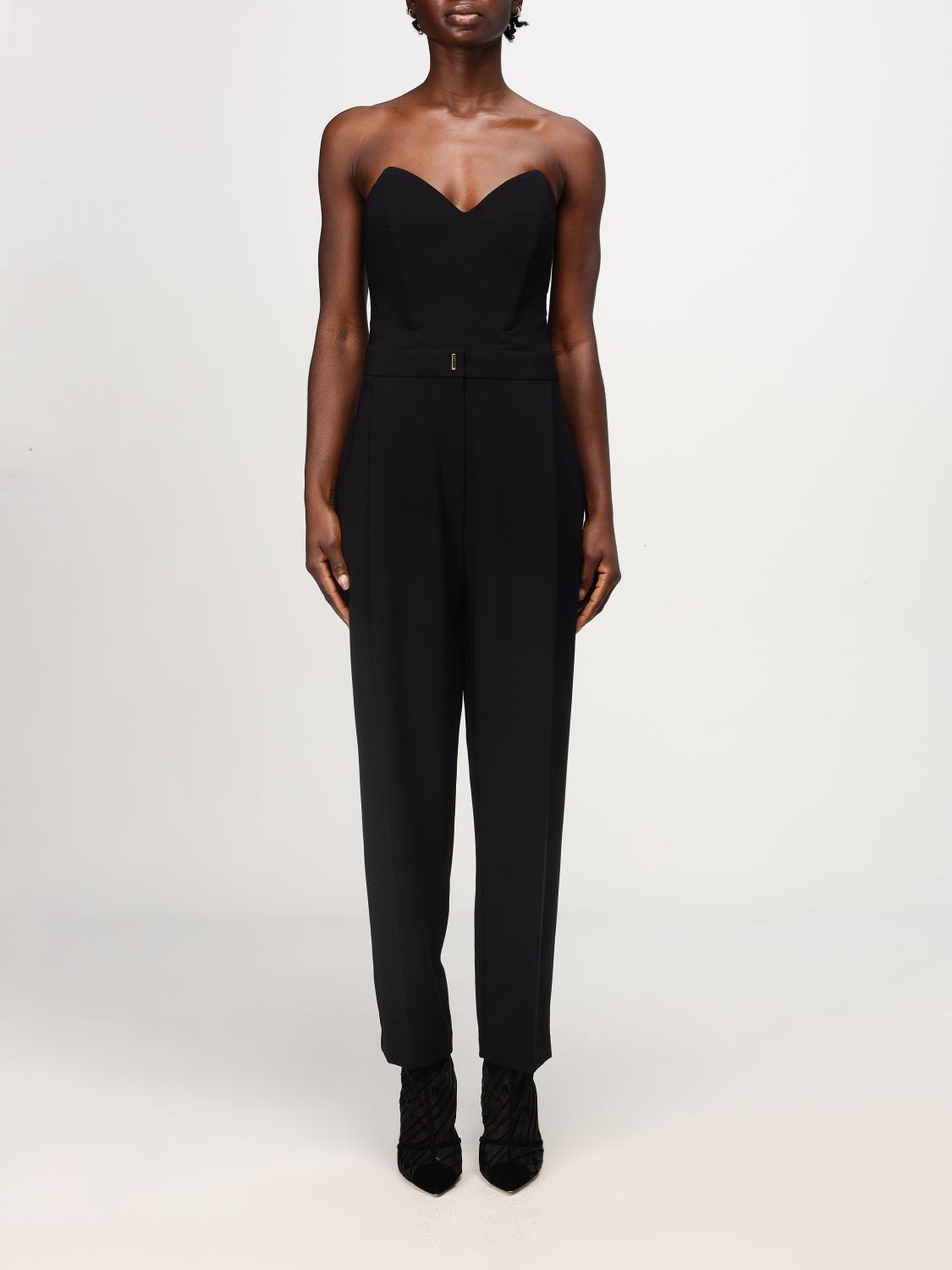 ELISABETTA FRANCHI JUMPSUIT: Jumpsuit damen Elisabetta Franchi, Schwarz - Img 1