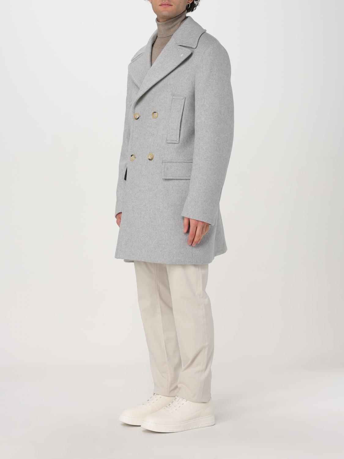 MANUEL RITZ COAT: Coat men Manuel Ritz, Grey - Img 3