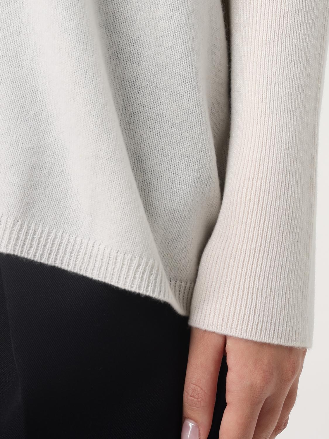 ALLUDE SWEATER: Sweatshirt woman Allude, White - Img 3