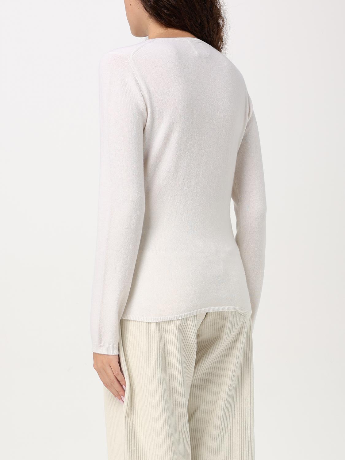 ALLUDE SWEATER: Allude women's sweater, White - Img 2