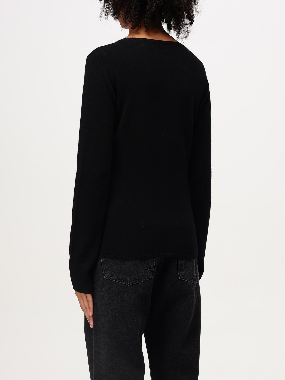 ALLUDE SWEATER: Allude women's sweater, Black - Img 2