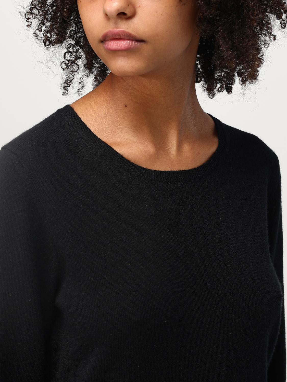 ALLUDE SWEATER: Allude women's sweater, Black - Img 4