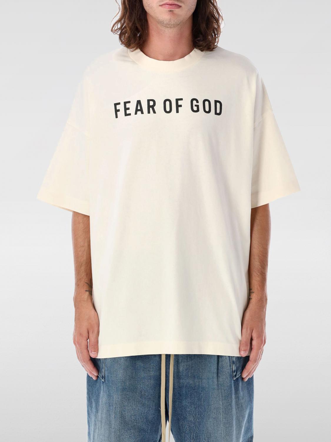 FEAR OF GOD 티셔츠: 티셔츠 남성 Fear Of God, 화이트 - Img 1