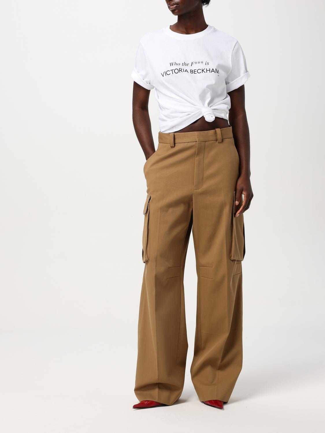 VICTORIA VICTORIA BECKHAM PANTALÓN: Pantalón mujer Victoria Victoria Beckham, Beige - Img 2