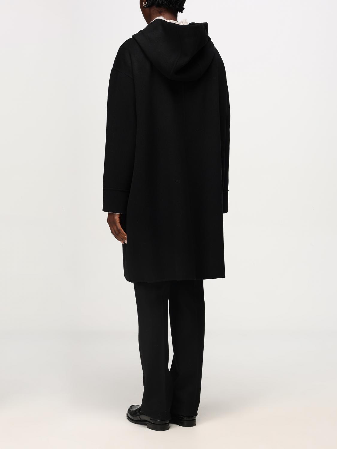 'S MAX MARA COAT: Coat woman 's Max Mara, Black - Img 2