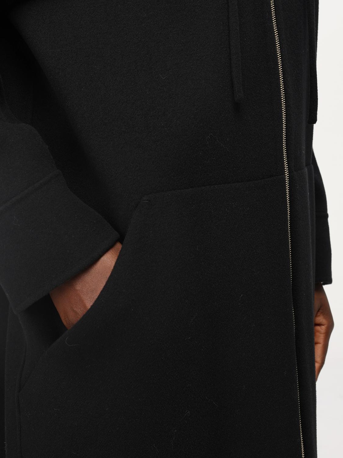 'S MAX MARA COAT: Coat woman 's Max Mara, Black - Img 4