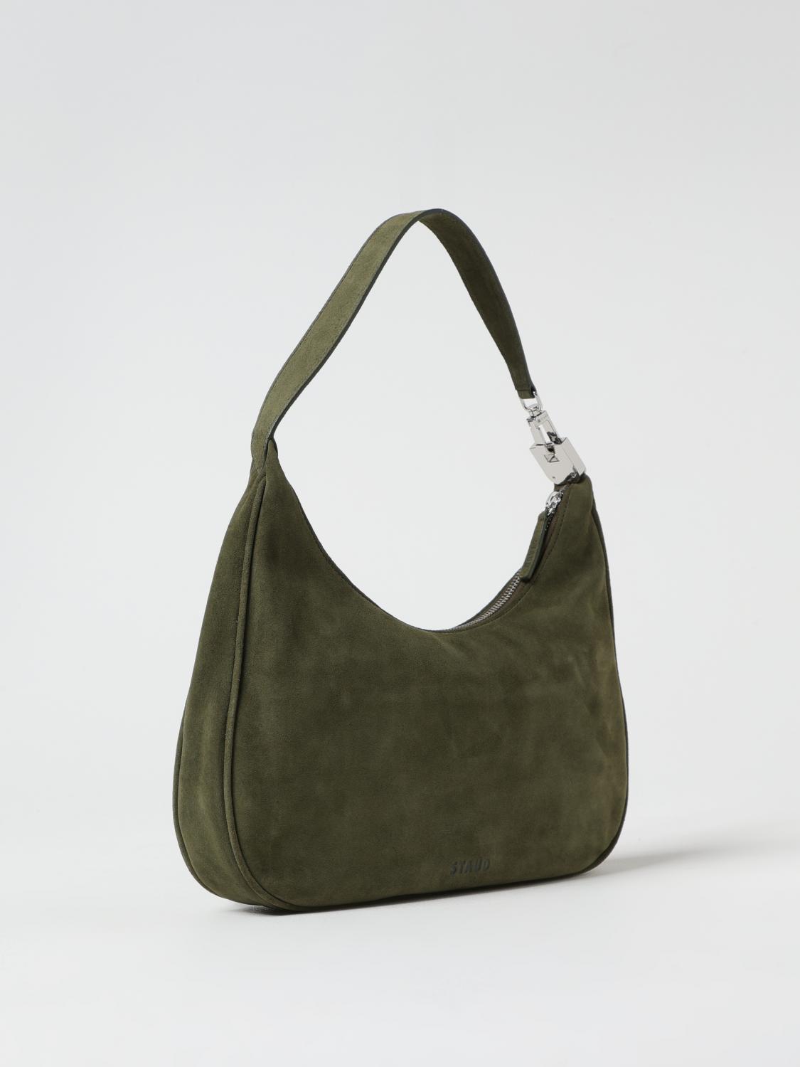 STAUD BORSA A SPALLA: Borsa a spalla donna Staud, Verde - Img 2