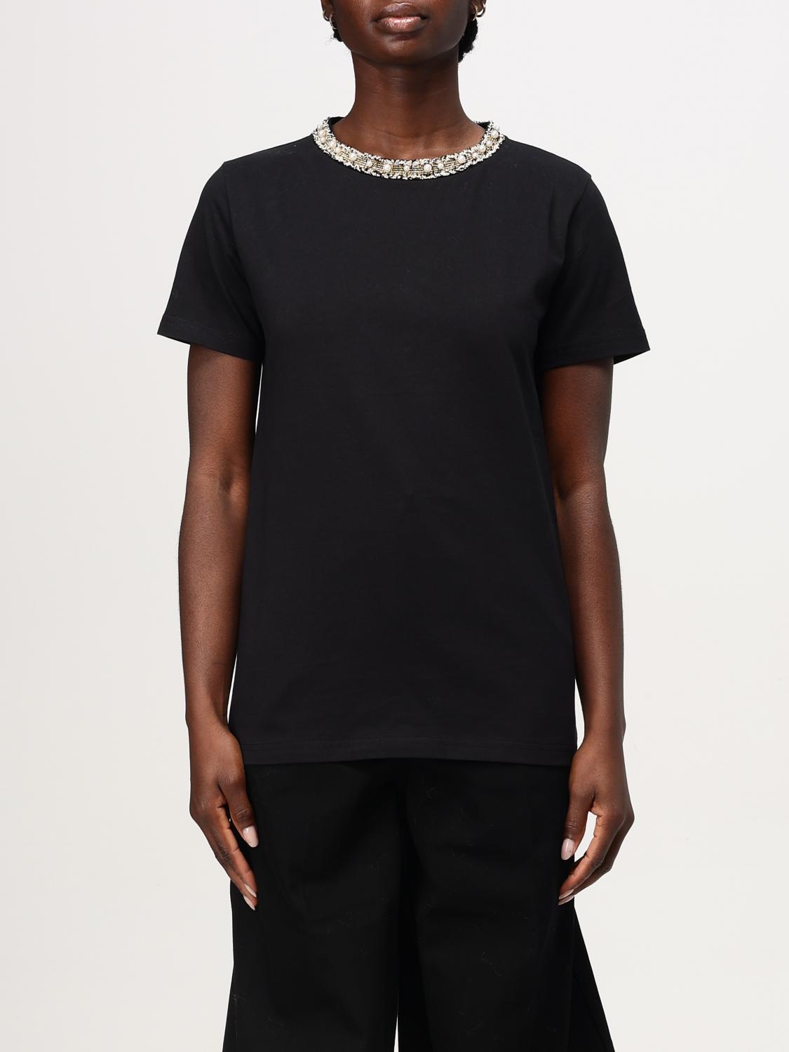 NINA RICCI T-SHIRT: T-shirt woman Nina Ricci, Black - Img 1