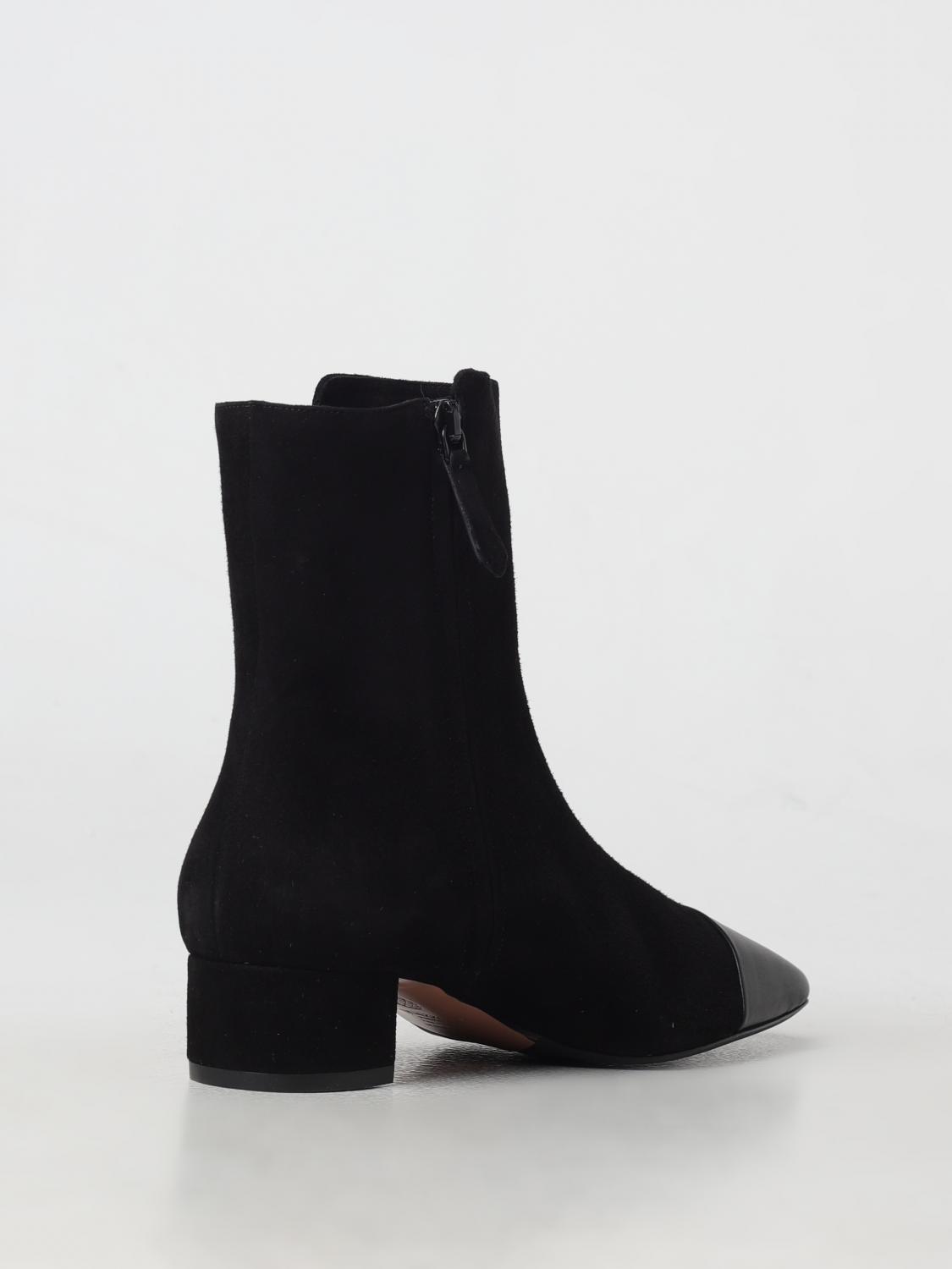 AQUAZZURA FLAT ANKLE BOOTS: Flat ankle boots woman Aquazzura, Black - Img 3