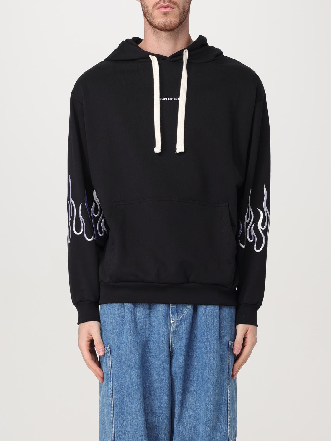 VISION OF SUPER SWEATSHIRT: Sweatshirt homme Vision Of Super, Noir - Img 1