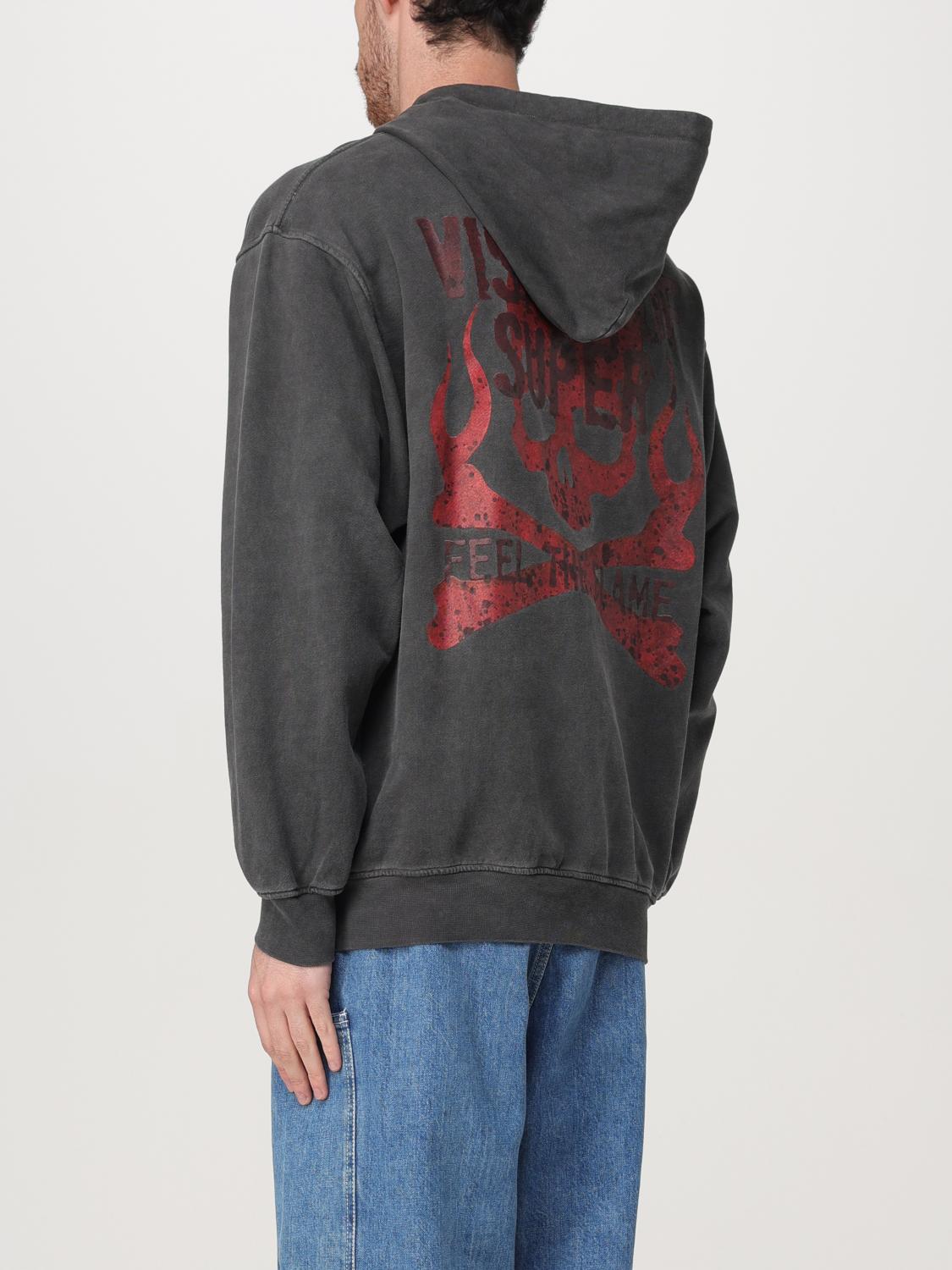 VISION OF SUPER SWEATSHIRT: Sweatshirt homme Vision Of Super, Gris - Img 2