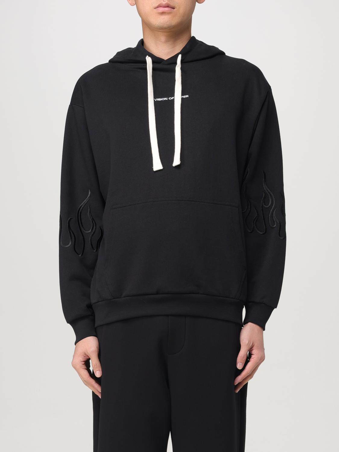 VISION OF SUPER SWEATSHIRT: Sweatshirt homme Vision Of Super, Noir - Img 1