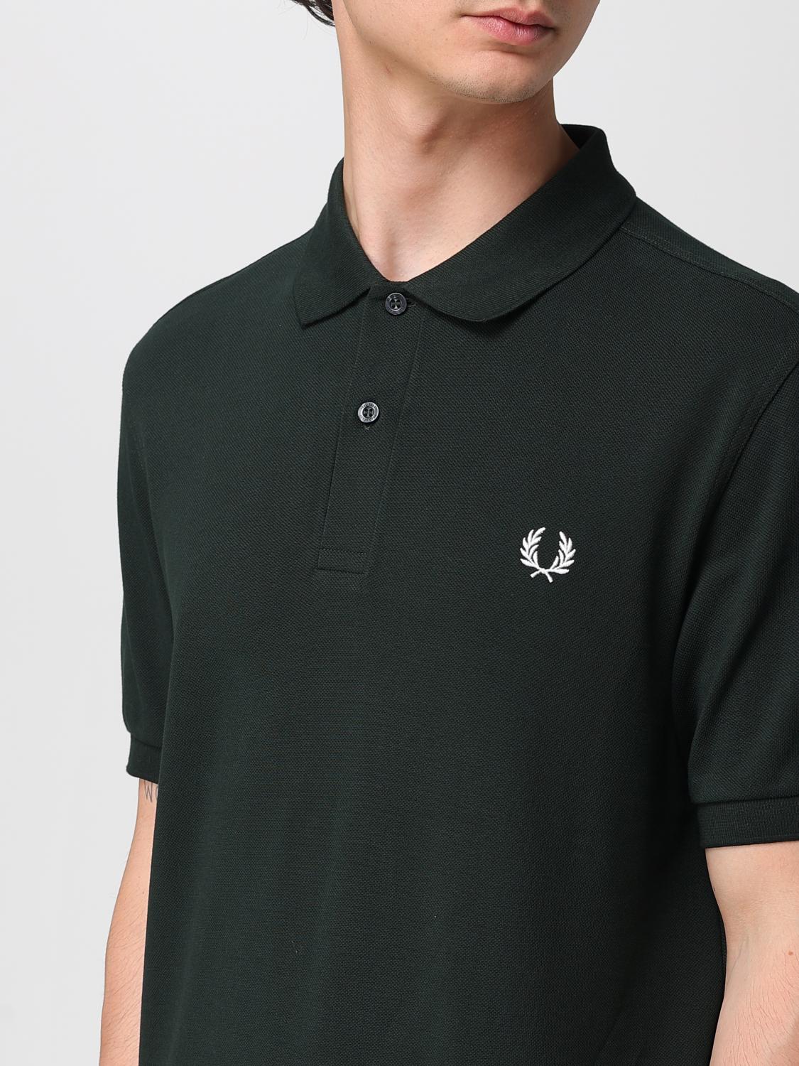 FRED PERRY POLO: Polo de algodón con logo Fred Perry, Verde - Img 3