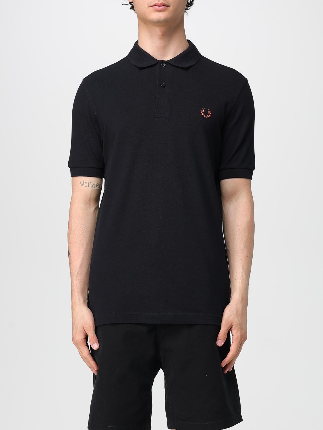 FRED PERRY POLO: Polo de algodón con logo Fred Perry, Negro 1 - Img 1
