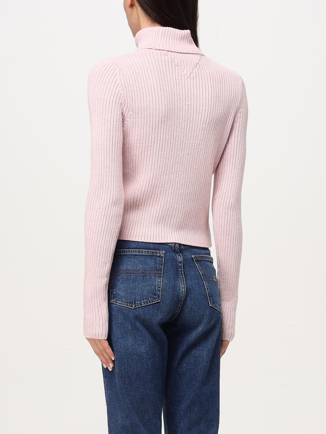 TOMMY JEANS MAGLIA: Maglia a dolcevita Tommy Jeans, Rosa - Img 2