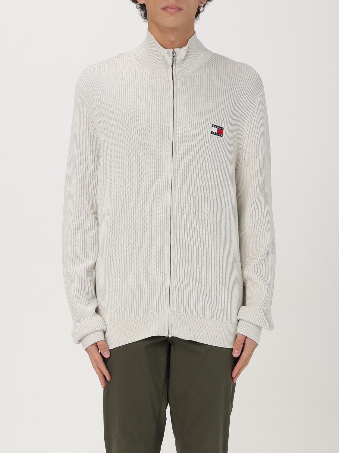 TOMMY JEANS CARDIGAN: Pull homme Tommy Jeans, Beige - Img 1