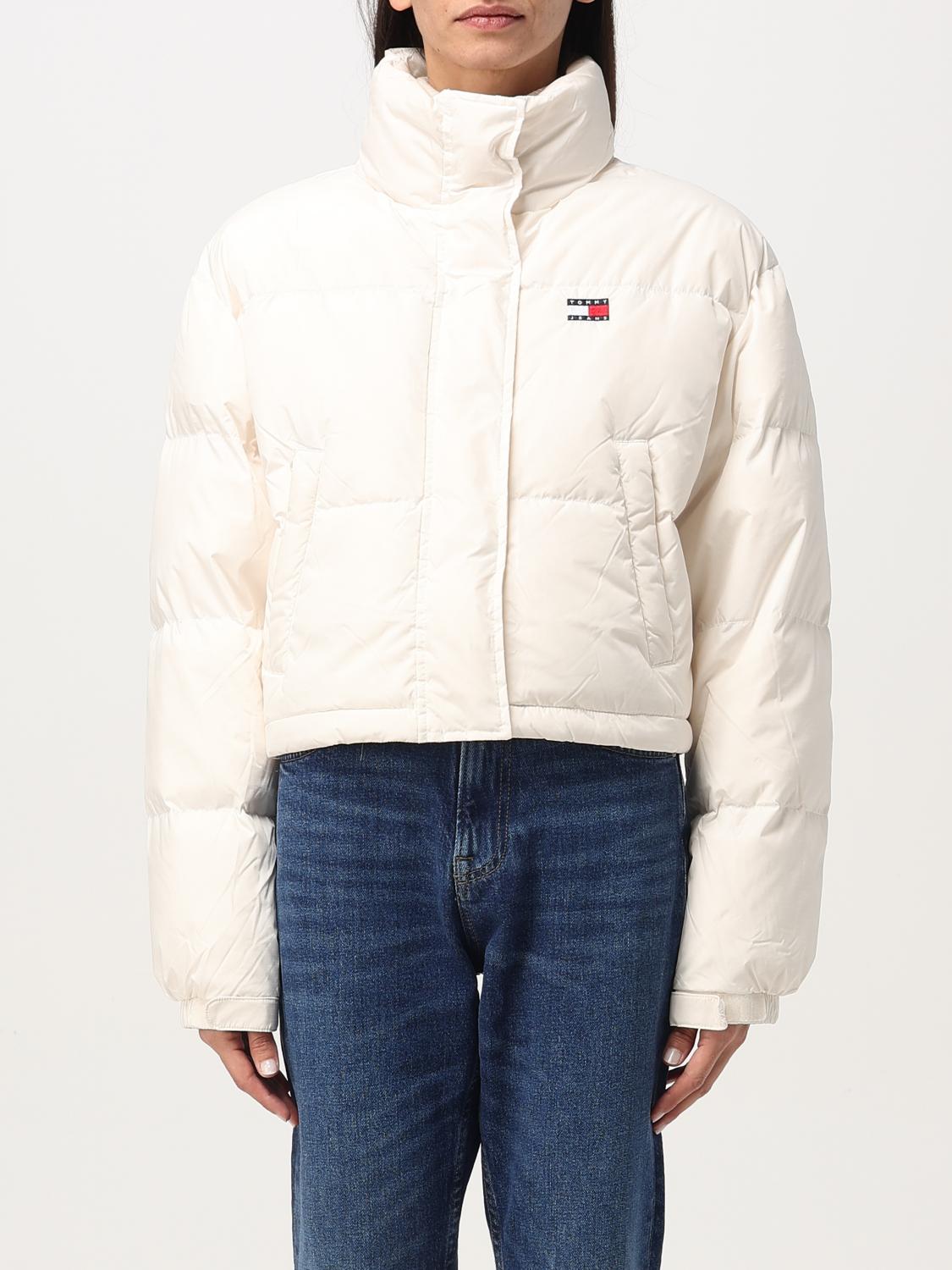 TOMMY JEANS JACKET: Jacket woman Tommy Jeans, Ivory - Img 1