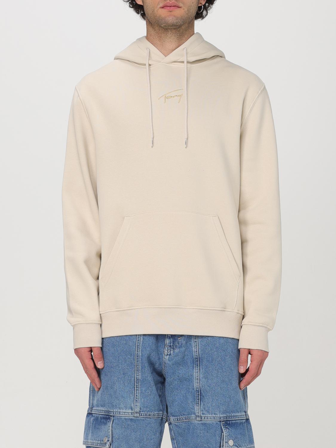 TOMMY JEANS SWEATSHIRT: Sweatshirt men Tommy Jeans, Yellow Cream - Img 1