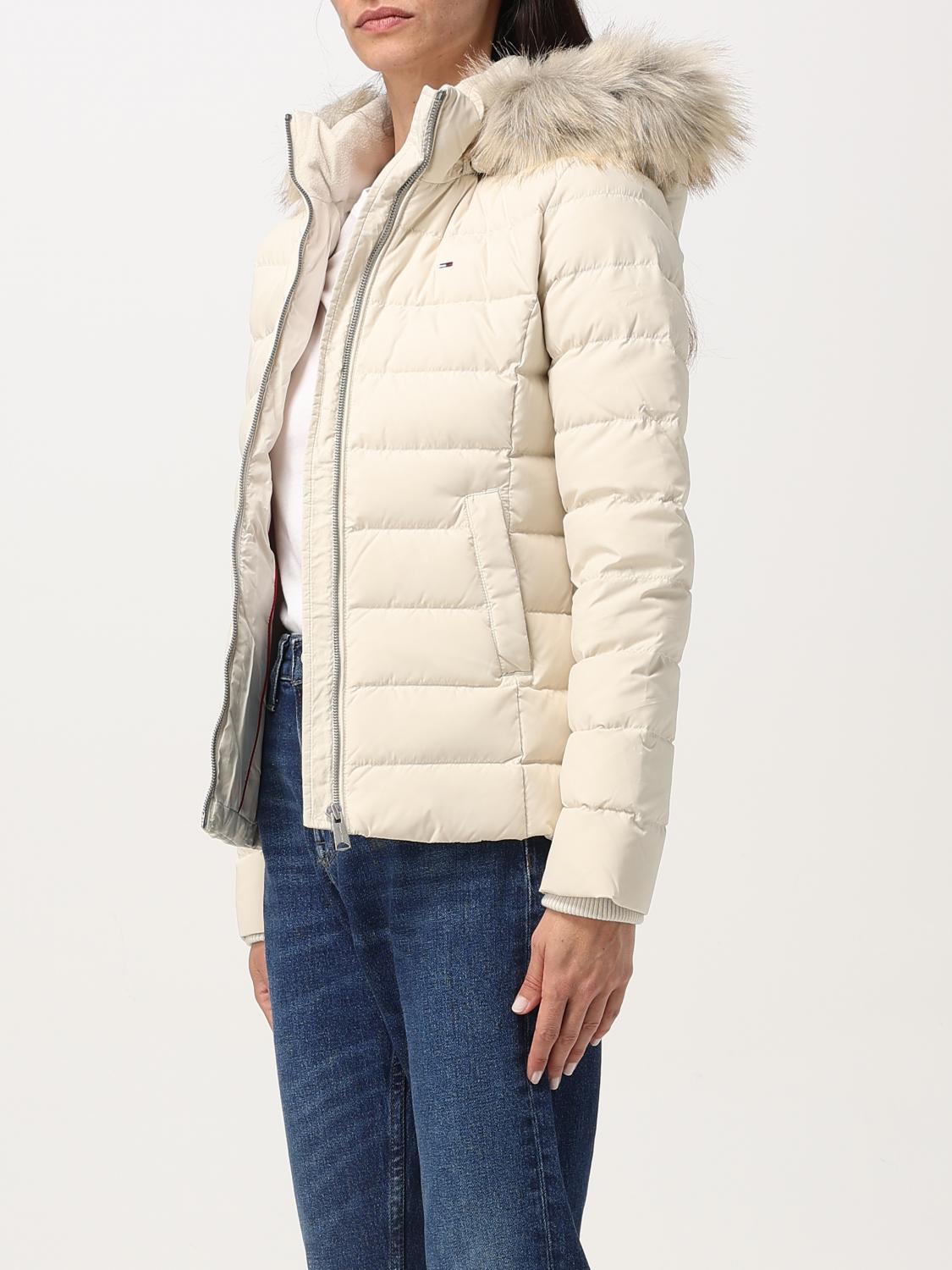 TOMMY JEANS JACKET: Jacket woman Tommy Jeans, Ivory - Img 3