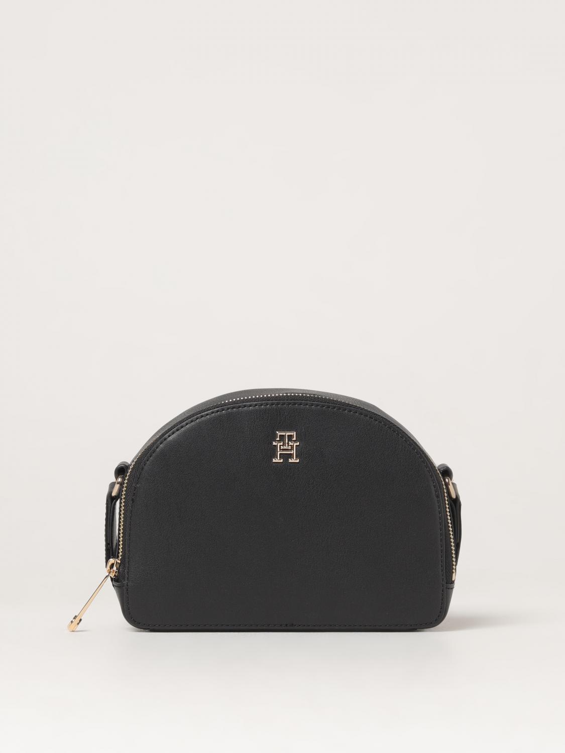 TOMMY HILFIGER CROSSBODY BAGS: Shoulder bag woman Tommy Hilfiger, Black - Img 1