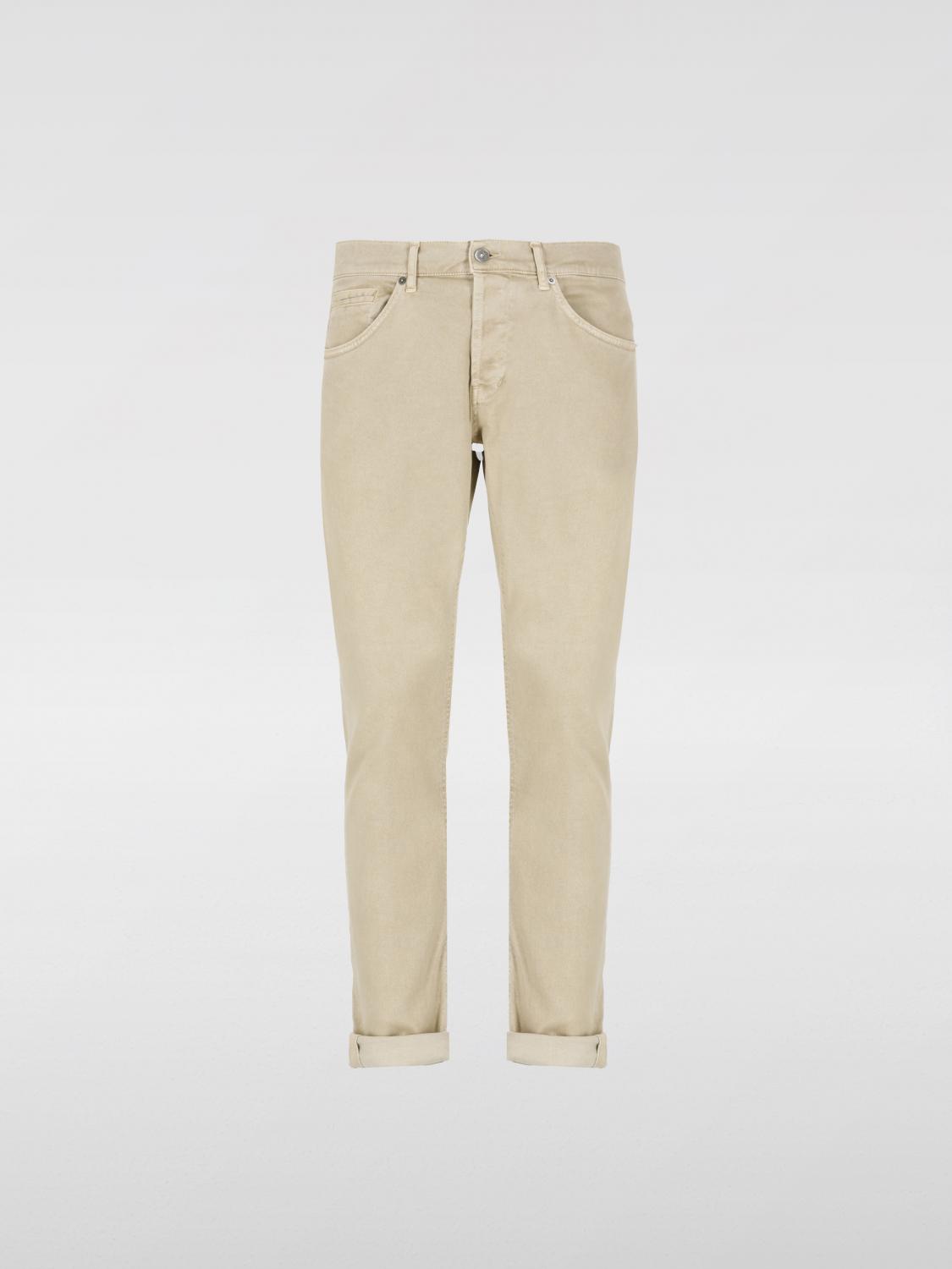 DONDUP JEANS: Jeans Dondup in cotone , Beige - Img 4