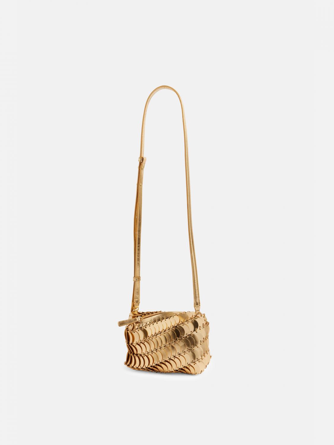 RABANNE CROSSBODY BAGS: Shoulder bag woman Rabanne, Gold - Img 1