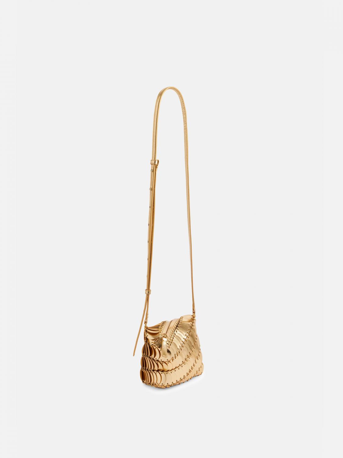 RABANNE CROSSBODY BAGS: Shoulder bag woman Rabanne, Gold - Img 2