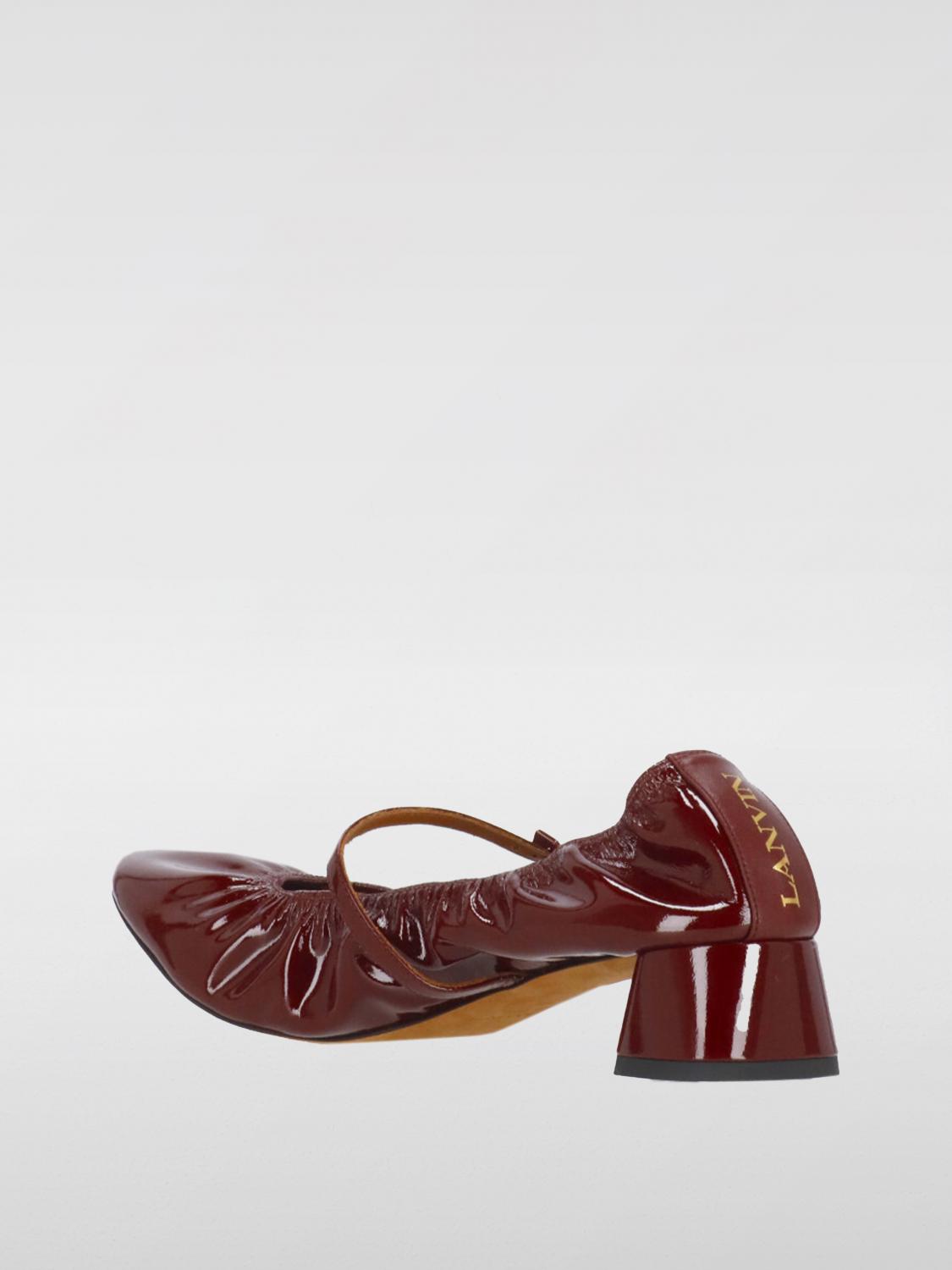 LANVIN HIGH HEEL SHOES: Shoes woman Lanvin, Burgundy - Img 3