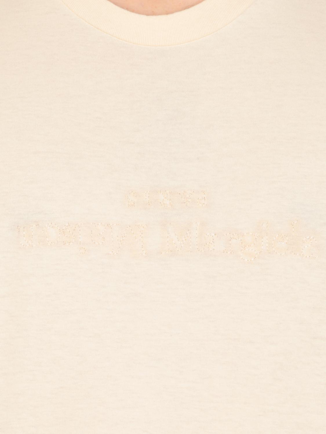 MAISON MARGIELA T-SHIRT: T-shirt men Maison Margiela, Beige - Img 4