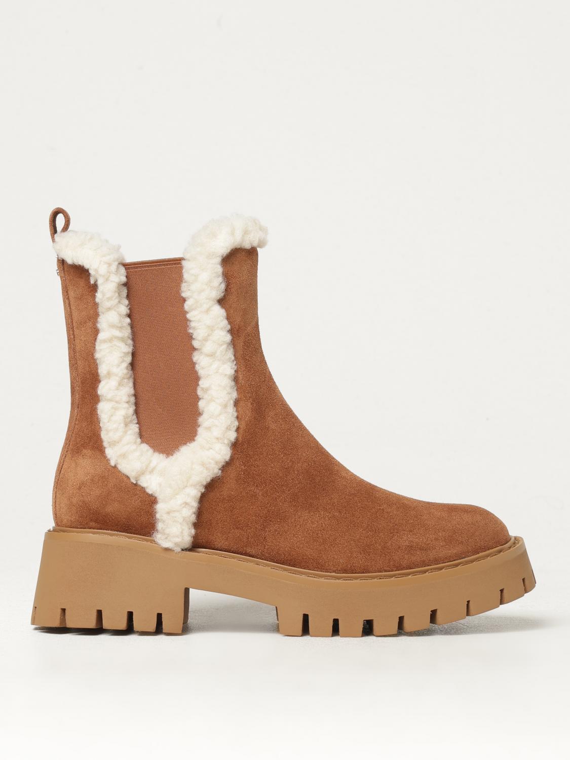 MICHAEL KORS 부츠: 플랫 부츠 여성 Michael Kors, 브라운 - Img 1