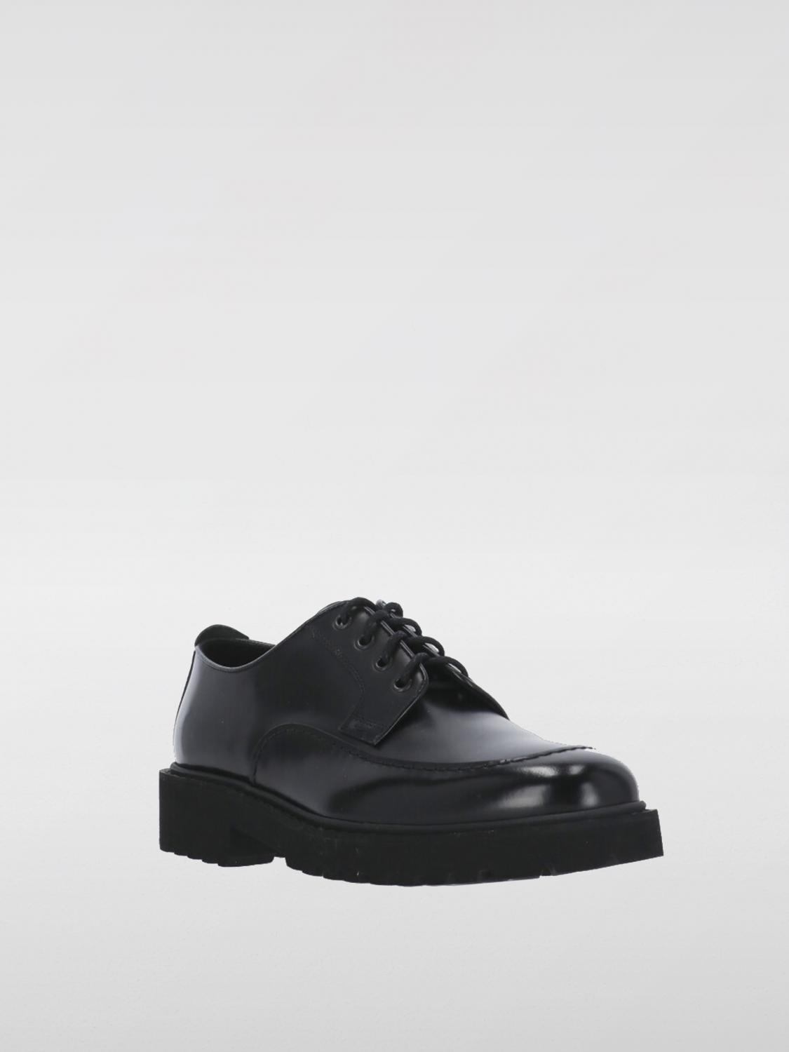 DOUCAL'S SCARPE STRINGATE: Derby Doucal's in pelle , Nero - Img 2